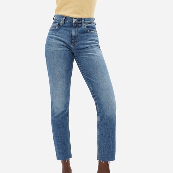 Everlane The Japanese Denim Cheeky Jean Blue Base - Size 26 - Picture 1 of 5